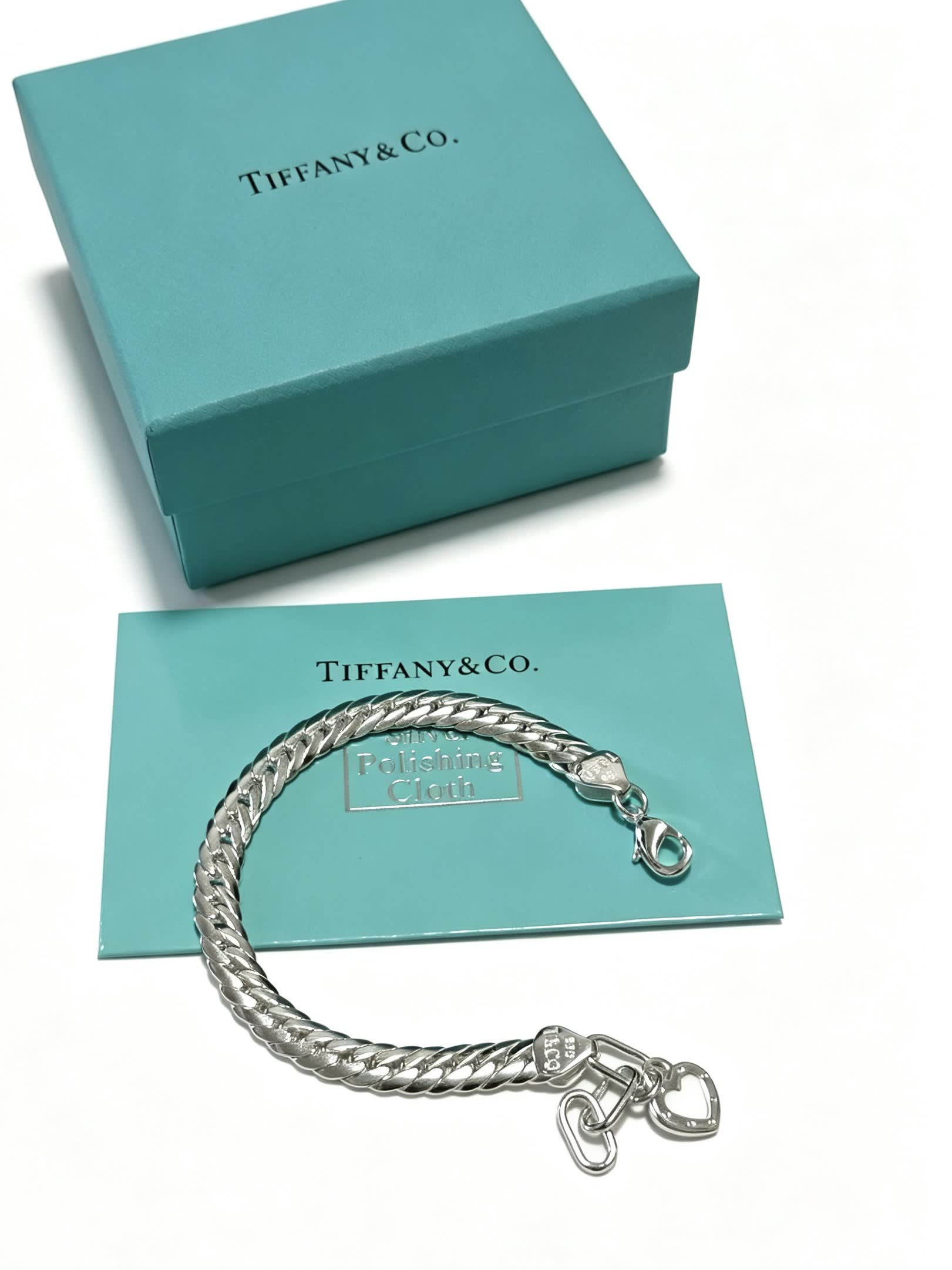 Tiffany & Co. Sterling Silver Heart Tag Bracelet